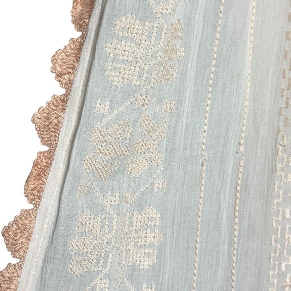 Jonathan Simkhai semi-sheer off white
Embroidered Side Slit Pants Size Small - Picture 6 of 12